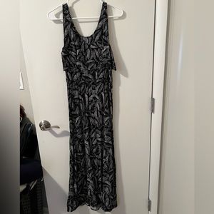 Tropical Flower Maxi Dress